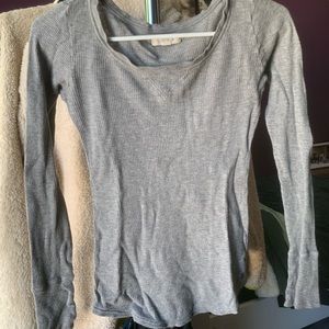 Aerie grey thermal long sleeve